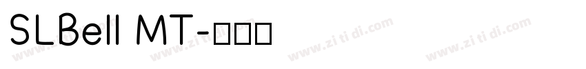 SLBell MT字体转换